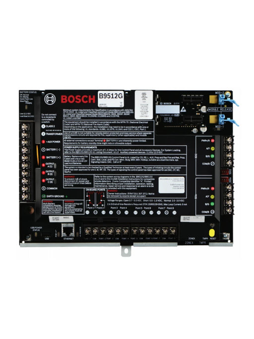 BOSCH I_B9512G - PANEL DE ALARMA HASTA 599 PUNTOS / HASTA 32 AREAS / HASTA 32 LECTORAS DE ACCESO / HASTA 16 CAMARAS IP-Paneles-BOSCH-RBM019021-Bsai Seguridad & Controles