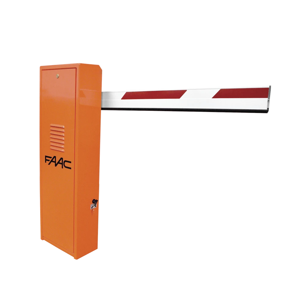 BARRERA FAAC 620 CON PLUMA CUADRADA SIN ILUMINACIÓN / HIDRÁULICA DE USO INTENSIVO / HASTA 2 MILLONES DE CICLOS ANTES DE PRESENTAR UNA FALLA SEVERA-Barreras Vehiculares-FAAC-Bsai Seguridad & Controles