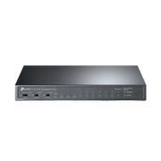 SWITCH POE+ NO ADMINISTRABLE DE ESCRITORIO 11 PUERTOS / 8 PUERTOS 10/100 MBPS POE AF/AT INTELIGIENTE / PRESUPUESTO 124 W / HASTA 250 METROS-Networking-TP-LINK-Bsai Seguridad & Controles