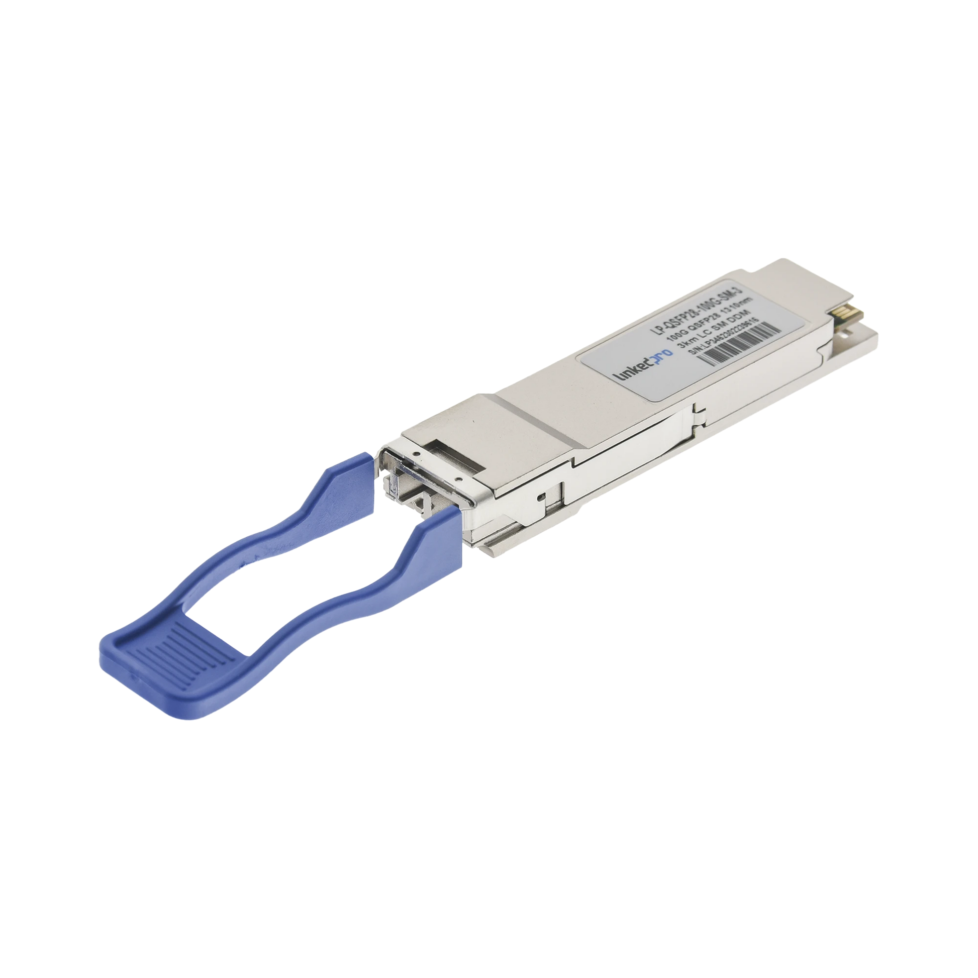 TRANSCEPTOR QSFP28 (MINI-GBIC) / MONOMODO / 100 GBPS DE VELOCIDAD / CONECTORES LC DÚPLEX / HASTA 3 KM DE DISTANCIA-Networking-LINKEDPRO BY EPCOM-Bsai Seguridad & Controles