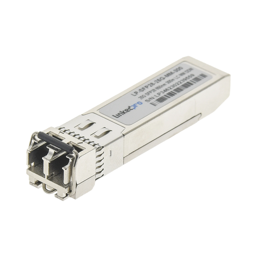 TRANSCEPTOR SFP28 (MINI-GBIC) / MULTIMODO / 25 GBPS DE VELOCIDAD / CONECTORES LC DÚPLEX / HASTA 300 M DE DISTANCIA-Networking-LINKEDPRO BY EPCOM-LP-SFP28-25G-MM-300-Bsai Seguridad & Controles