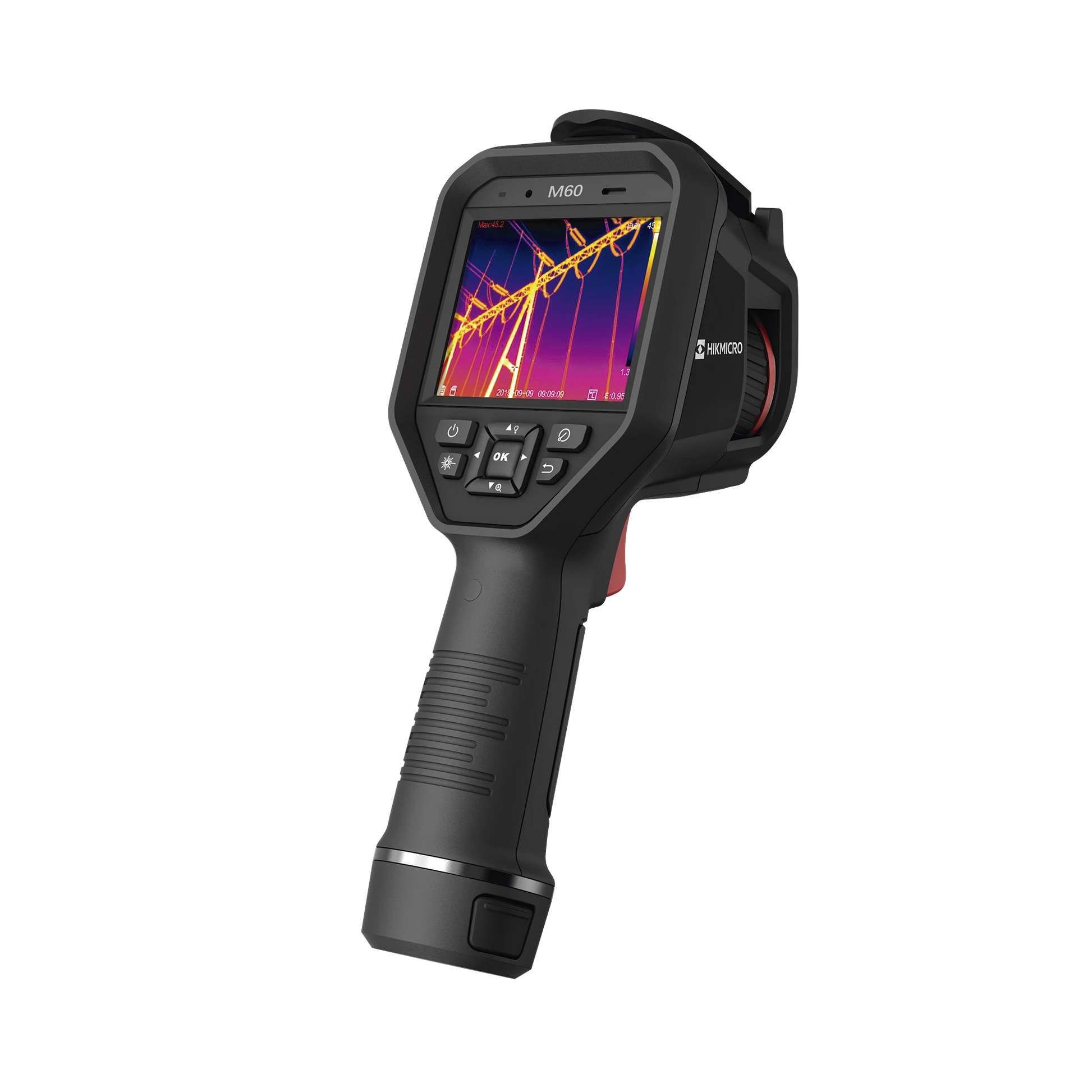 M60 - CÁMARA TERMOGRÁFICA PORTÁTIL DUAL / LENTE TÉRMICO 15 MM (640 X 480) / LENTE ÓPTICO (8 MEGAPIXEL) / WIFI / IP54 / RANURA MICROSD HASTA 64 GB / HASTA 4 HORAS DE FUNCIONAMIENTO CONTINUO-Cámaras IP y NVRs-HIKMICRO-Bsai Seguridad & Controles