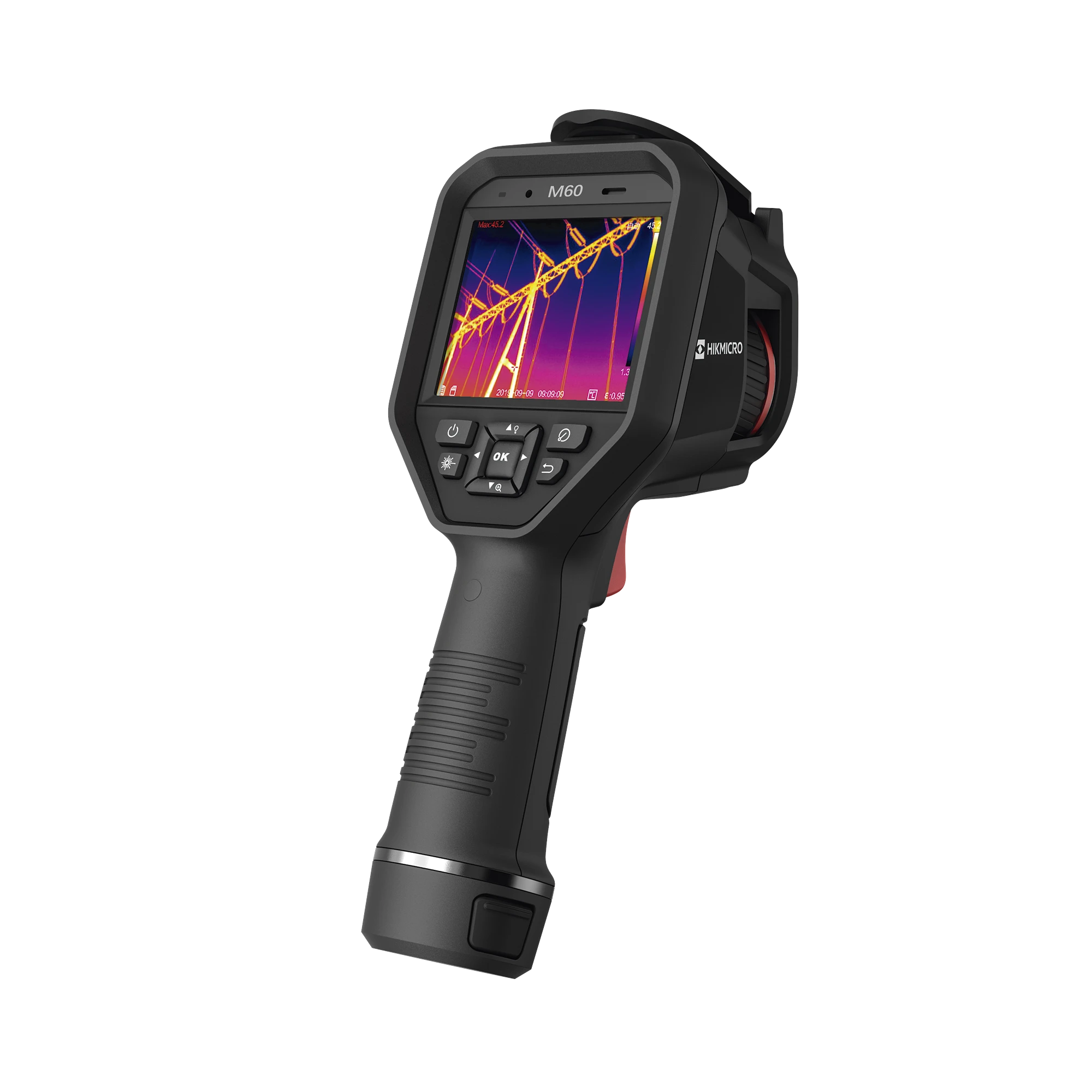 M60 - CÁMARA TERMOGRÁFICA PORTÁTIL DUAL / LENTE TÉRMICO 15 MM (640 X 480) / LENTE ÓPTICO (8 MEGAPIXEL) / WIFI / IP54 / RANURA MICROSD HASTA 64 GB / HASTA 4 HORAS DE FUNCIONAMIENTO CONTINUO-Cámaras IP y NVRs-HIKMICRO-Bsai Seguridad & Controles