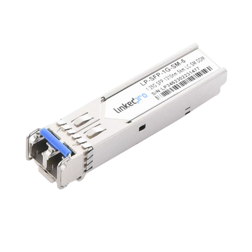 TRANSCEPTOR SFP (MINI-GBIC) / MONOMODO / 1.25 GBPS DE VELOCIDAD / CONECTORES LC DÚPLEX / HASTA 5 KM DE DISTANCIA-Networking-LINKEDPRO BY EPCOM-LP-SFP-1G-SM-5-Bsai Seguridad & Controles