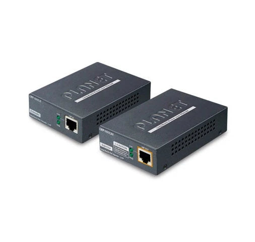 EXTENSOR DE POE / PLANET LRP-101U KIT / POE IEEE 802.3AF/AT / 25W DE CONSUMO (SEGUN LA DISTANCIA) / RECINTO DE METAL / MONTAJE EN PARED O RIEL / HASTA 500 METROS.-Tecnologia POE-PLANET-LRP-101U-KIT-Bsai Seguridad & Controles