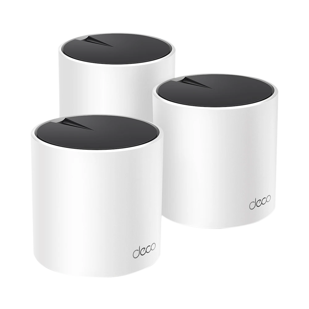 SISTEMA WI-FI 6 MESH TP-LINK DECO X55 (3-PACK) AX3000 DUAL BAND/574MBPS 2.4GHZ / 2402 MBPS 5 GHZ/ HASTA 500M2 COMPATIBLE CON ALEXA-Ruteadores y APS-TP-LINK-Bsai Seguridad & Controles