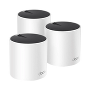 SISTEMA WI-FI 6 MESH TP-LINK DECO X55 (3-PACK) AX3000 DUAL BAND/574MBPS 2.4GHZ / 2402 MBPS 5 GHZ/ HASTA 500M2 COMPATIBLE CON ALEXA-Ruteadores y APS-TP-LINK-Bsai Seguridad & Controles