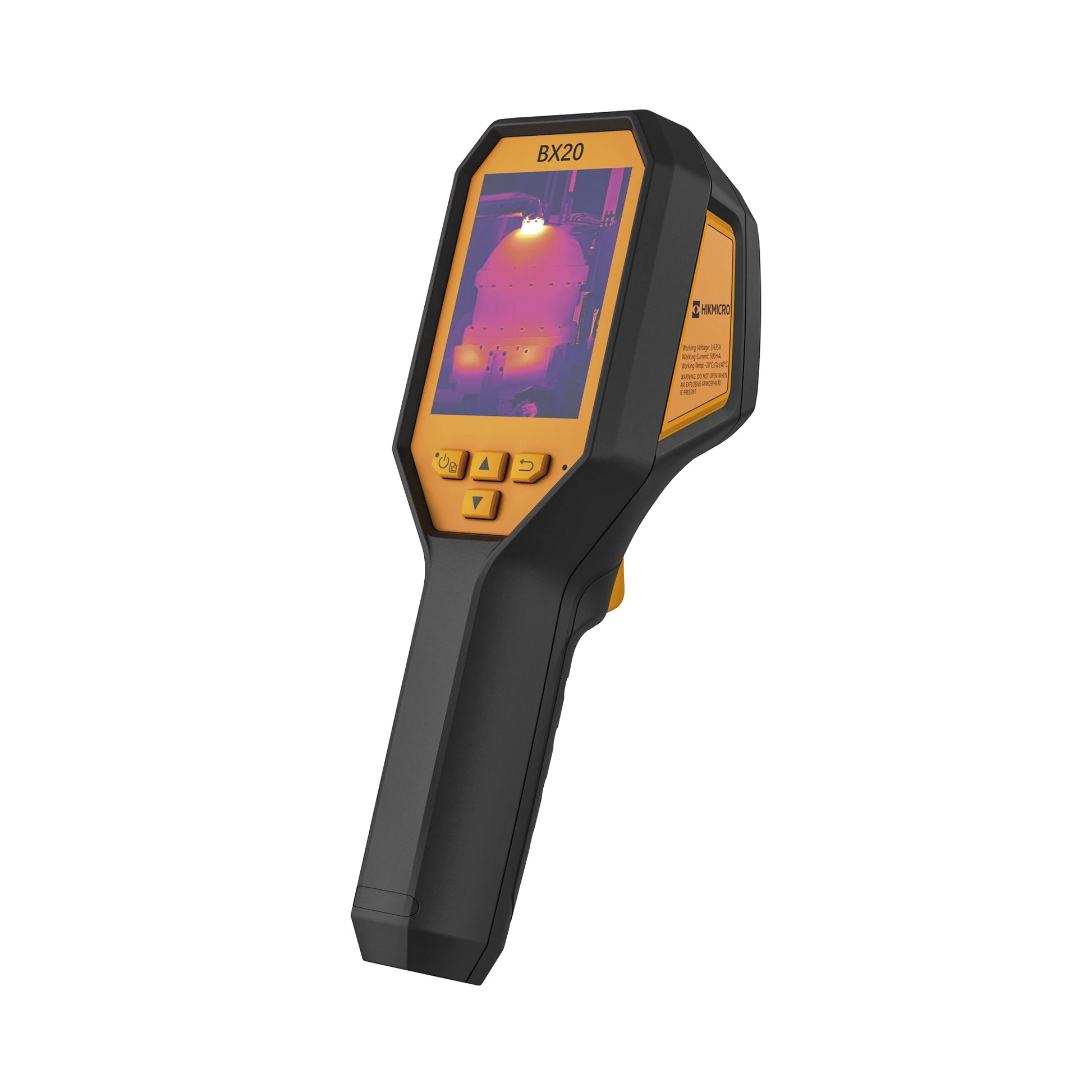 BX20 - CÁMARA TERMOGRÁFICA PORTÁTIL ANTIEXPLOSIÓN DUAL / LENTE TÉRMICO 6.9 MM (256 X 192) / LENTE ÓPTICO (8 MEGAPIXEL) / WIFI / IP54 / Z MICROSD HASTA 64 GB / HASTA 6 HORAS DE FUNCIONAMIENTO CONTINUO-Cámaras IP y NVRs-HIKMICRO-Bsai Seguridad & Controles