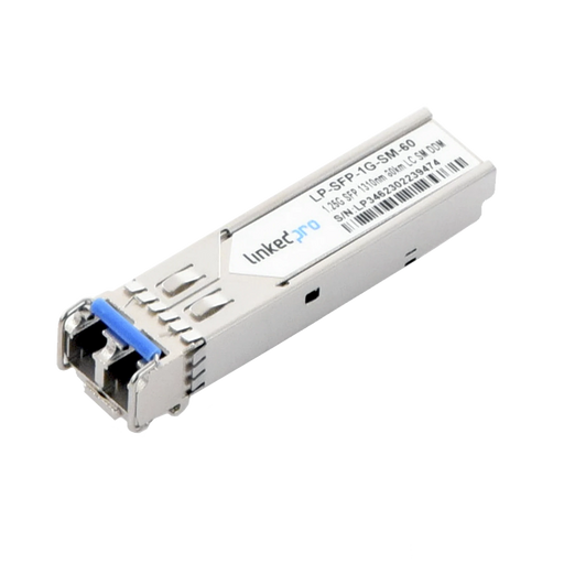 TRANSCEPTOR SFP (MINI-GBIC) / MONOMODO / 1.25 GBPS DE VELOCIDAD / CONECTORES LC DÚPLEX / HASTA 60 KM DE DISTANCIA-Networking-LINKEDPRO BY EPCOM-LP-SFP-1G-SM-60-Bsai Seguridad & Controles