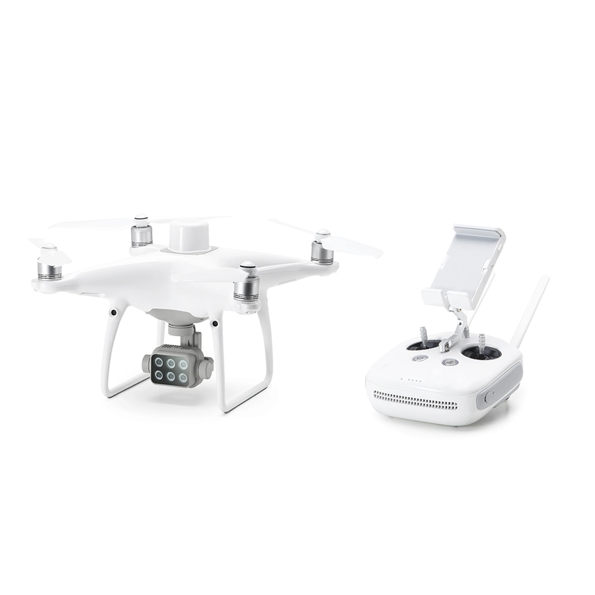 DRONE DJI PHANTOM 4 MULTIESPECTRAL/EDICIÓN UNIVERSAL/ IDEAL PARA AGRIMENSURA/ 27 MINS DE VUELO/ HASTA 7KMS DE TRANSMISIÓN DE VIDEO-Drones Profesionales-DJI-Bsai Seguridad & Controles