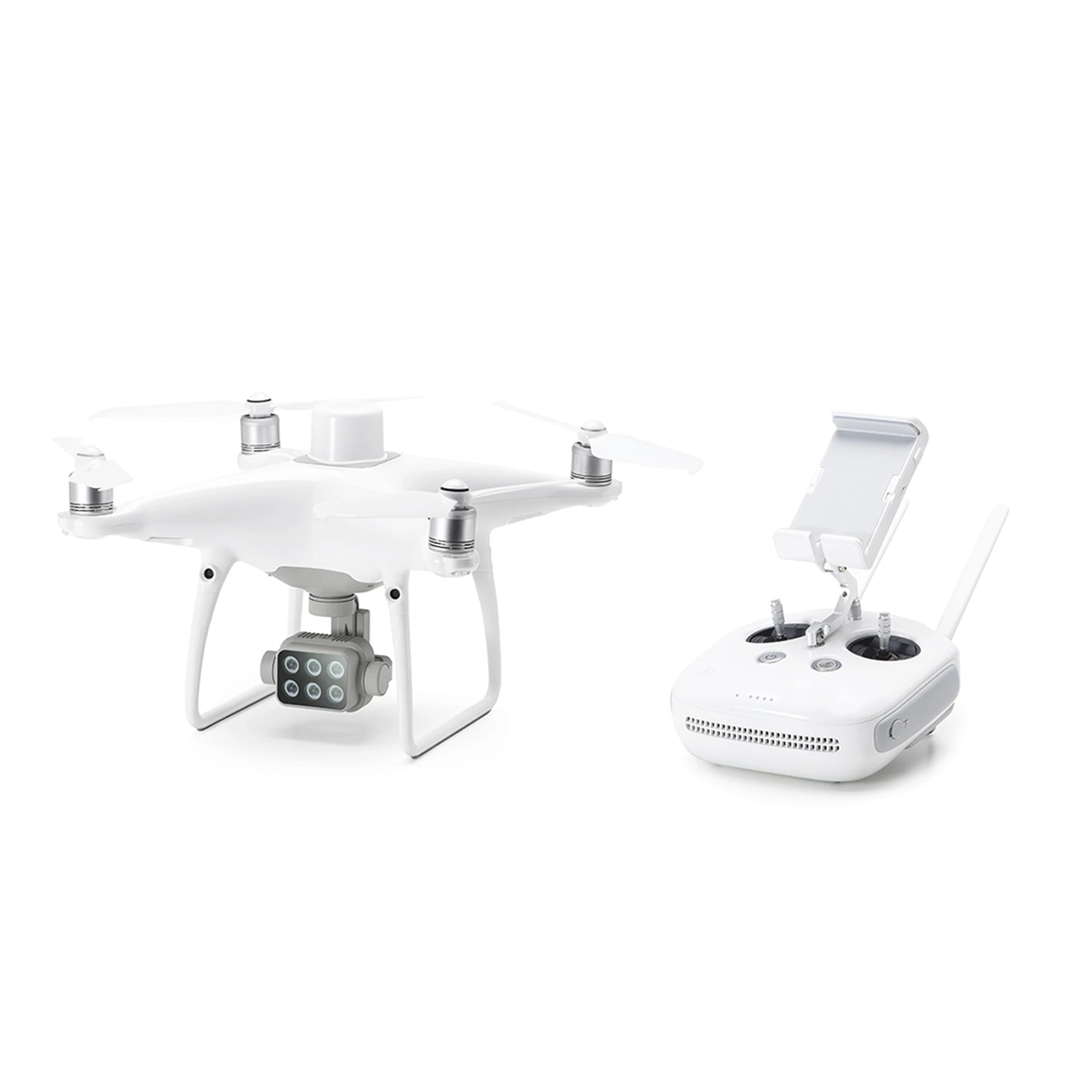 DRONE DJI PHANTOM 4 MULTIESPECTRAL/EDICIÓN UNIVERSAL/ IDEAL PARA AGRIMENSURA/ 27 MINS DE VUELO/ HASTA 7KMS DE TRANSMISIÓN DE VIDEO-Drones Profesionales-DJI-Bsai Seguridad & Controles