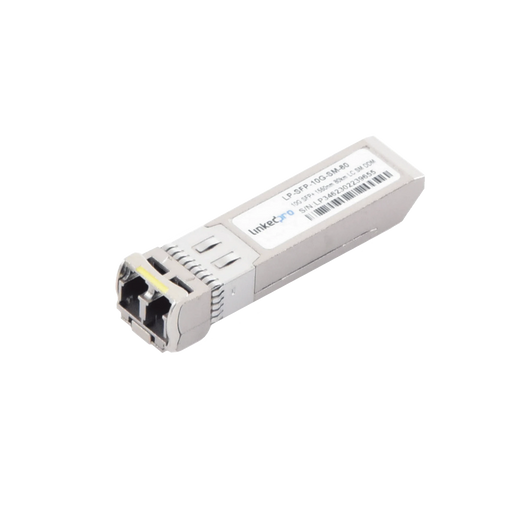 TRANSCEPTOR SFP+ (MINI-GBIC) / MONOMODO / 10 GBPS DE VELOCIDAD / CONECTORES LC DÚPLEX / HASTA 80 KM DE DISTANCIA-Networking-LINKEDPRO BY EPCOM-LP-SFP-10G-SM-80-Bsai Seguridad & Controles