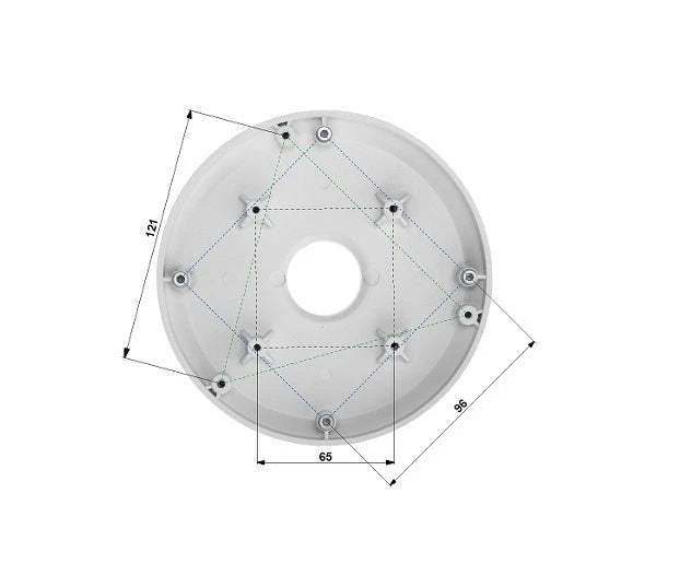 DAHUA PFA101 - ADAPTADOR PARA MONTAJE DE PARED PFB302S / TECHO PFB300C / CAMARAS H DBW5121 / 5220 / 5221 / 5421 / 8231 / 8331EZ / HDC-Soporte y Montaje-DAHUA-Bsai Seguridad & Controles