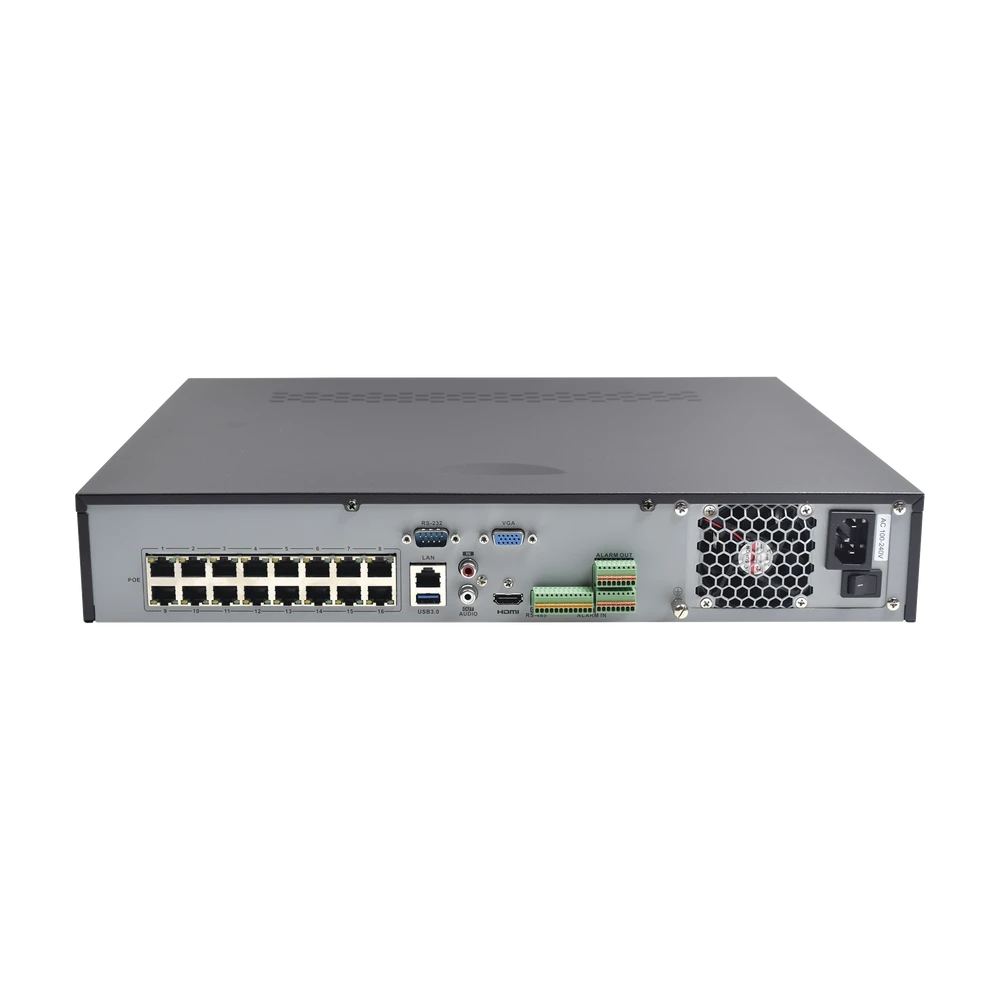 NVR 8 MEGAPIXEL (4K) / 16 CANALES IP /16 PUERTOS POE+ / 4 BAHÍAS DE DISCO DURO / SWITCH POE 300 MTS / HDMI EN 4K-Nvrs-HIKVISION-Bsai Seguridad & Controles