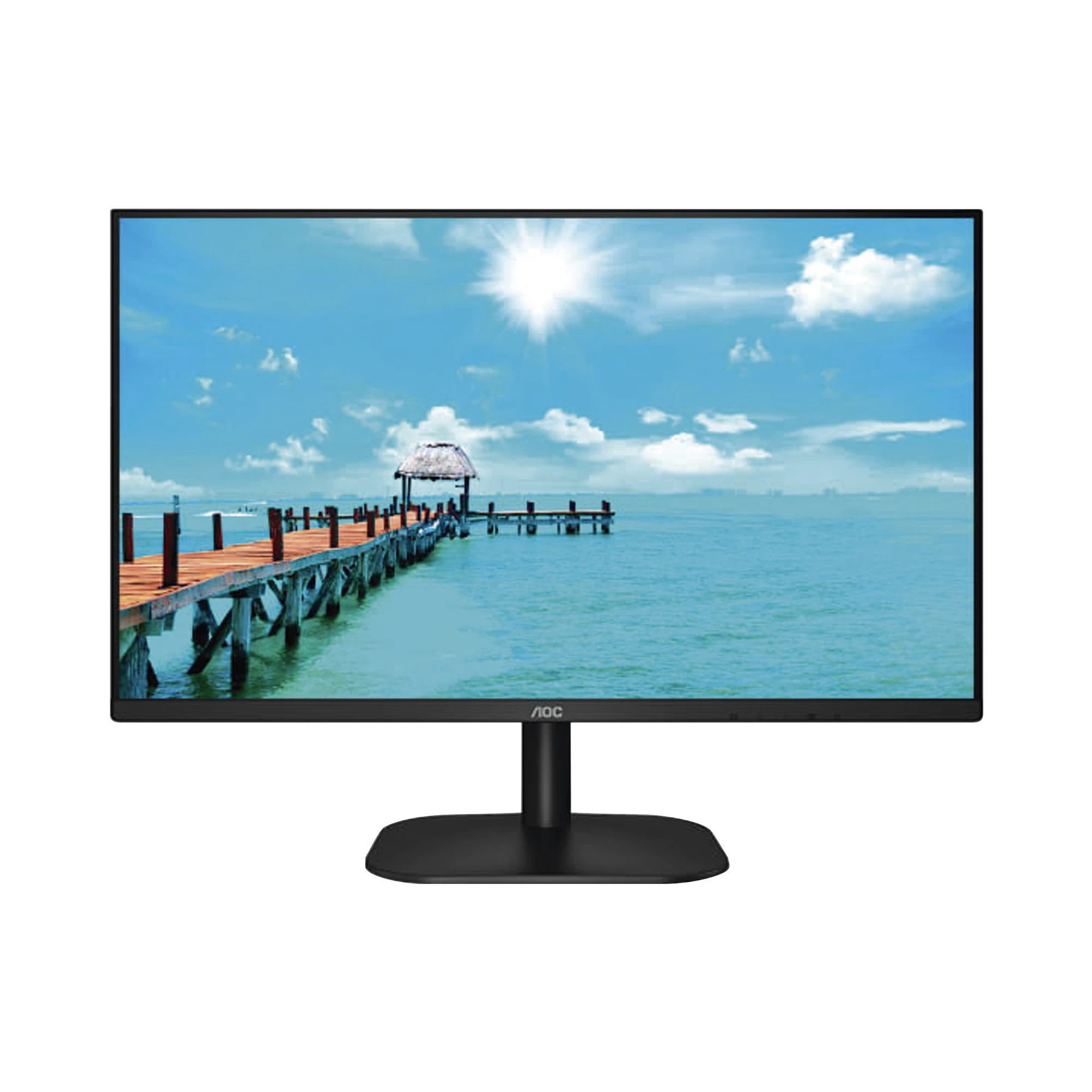 MONITOR LED DE 27 VESA, RESOLUCIÓN 1920 X 1080 PIXELES, ENTRADAS DE VIDEO VGA / HDMI. PANEL IPS LCD BACKLIGHT LED. ULTRA DELGADO-Monitores-AOC-Bsai Seguridad & Controles