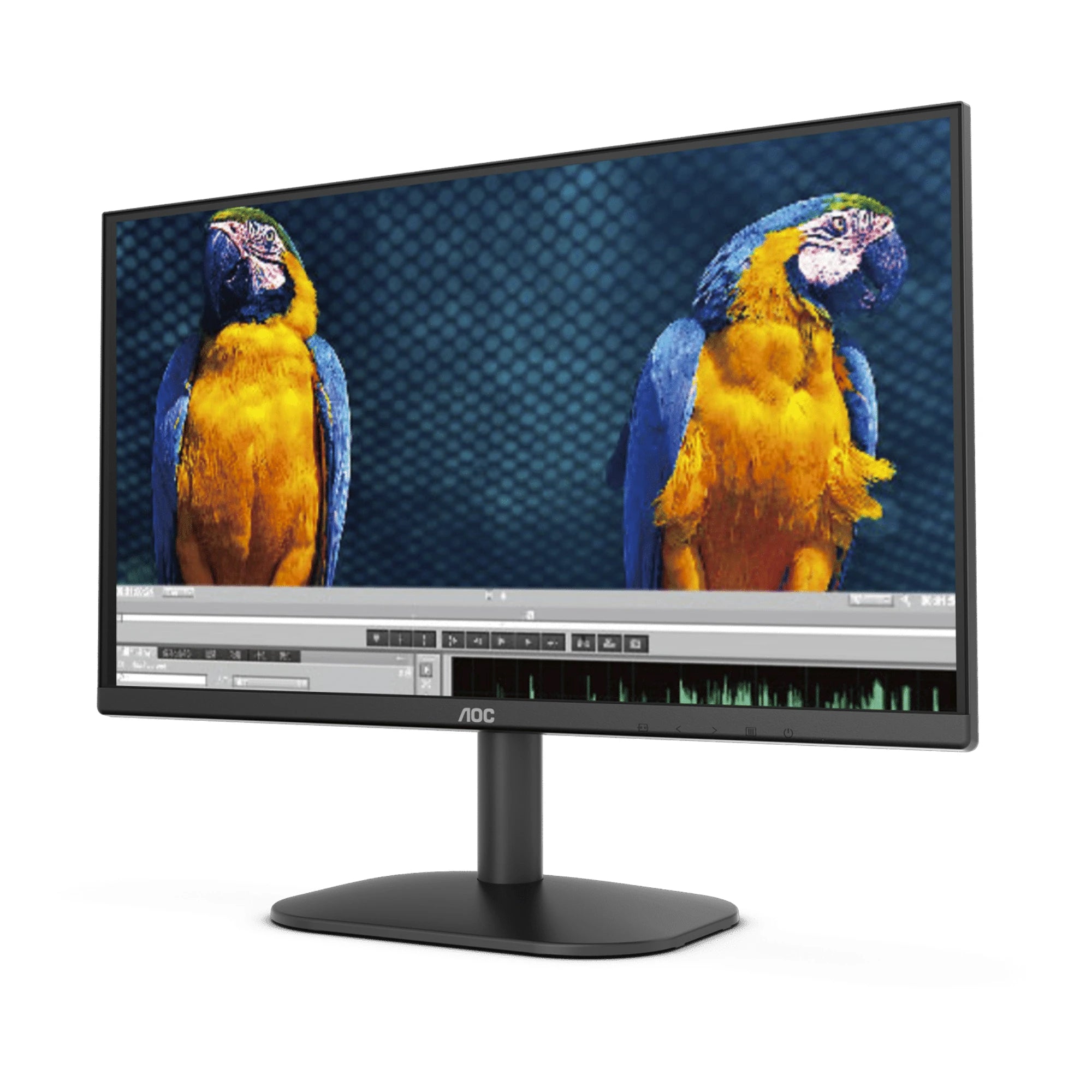MONITOR LED DE 23.8" VESA, RESOLUCIÓN 1920 X 1080 PIXELES, ENTRADAS DE VIDEO VGA/HDMI. PANEL VA LCD BACKLIGHT LED. ULTRA DELGADO-Monitores Pantallas y Mobiliario-AOC-Bsai Seguridad & Controles