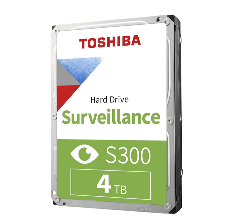 TOSHIBA HDWT840UZSVA - DISCO DURO DE 4 TB, SERIE S300 ESPECIAL PARA VIDEOVIGILANCIA, IDEAL PARA TRABAJO 24/7, INTERFAZ SATA 3.5", 5400 RPM, 128 MB, HASTA 64 CÁMARAS#MARTOS-Discos Duros-TOSHIBA-Bsai Seguridad & Controles