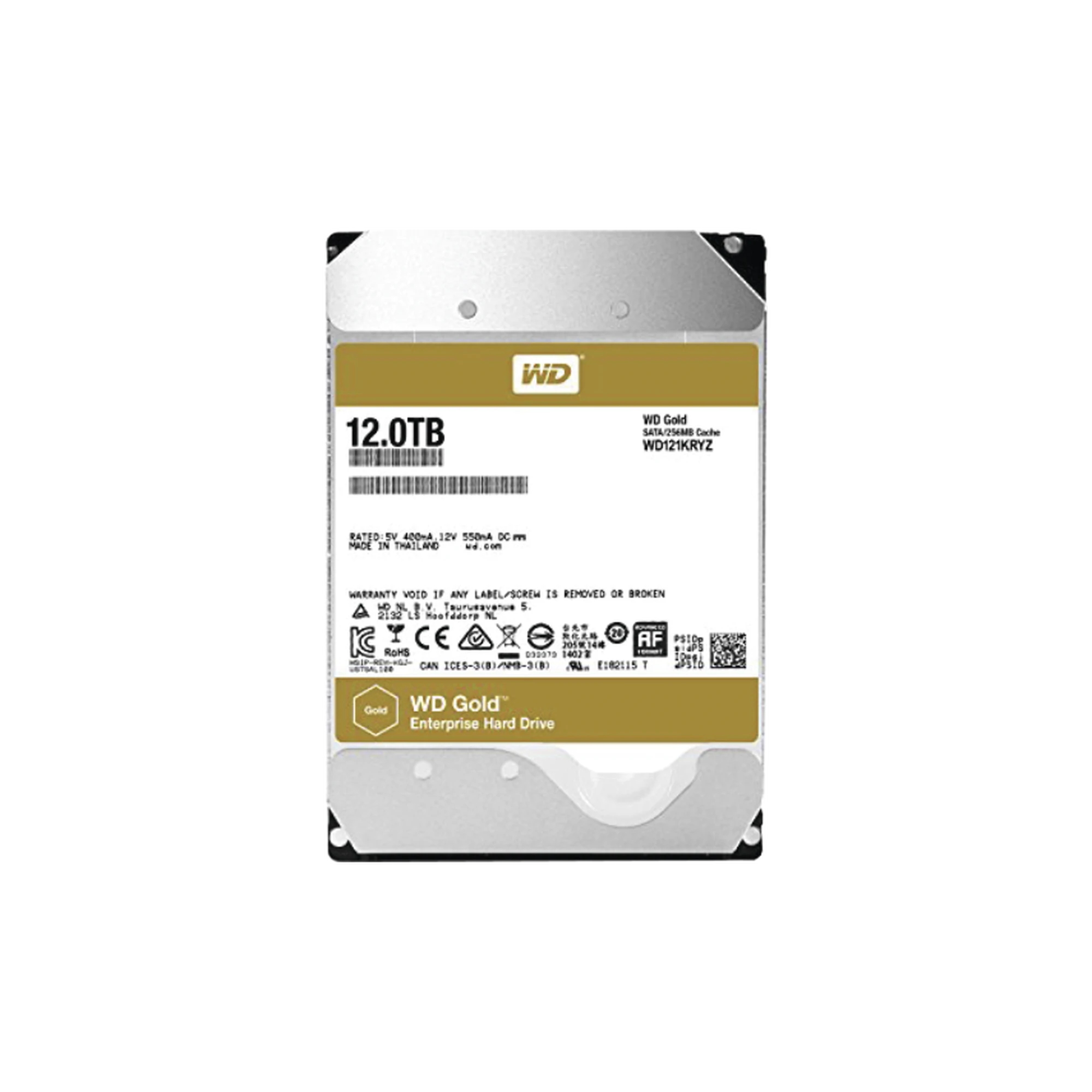 DISCO DURO WD 12TB / 7200RPM / OPTIMIZADO NAS Y DATACENTER / HELIOSEAL-Almacenamiento-WESTERN DIGITAL (WD)-Bsai Seguridad & Controles