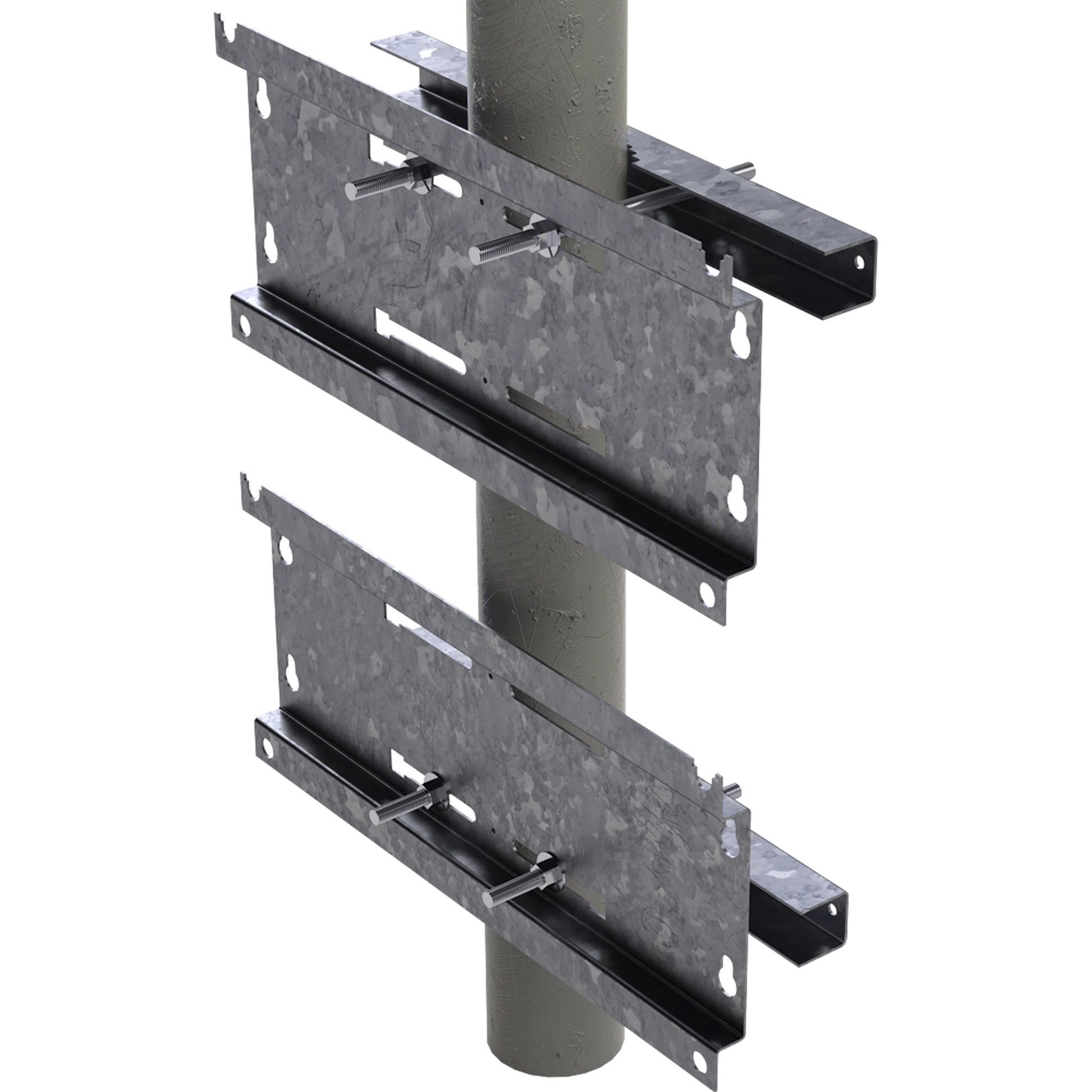 HERRAJE PARA FIJACIÓN A PARED, TORRE O POSTE COMPATIBLE CON LP-FORTE-16UR3 Y LP-FORTE-24U-R3-Racks y Gabinetes-LINKEDPRO BY EPCOM-Bsai Seguridad & Controles