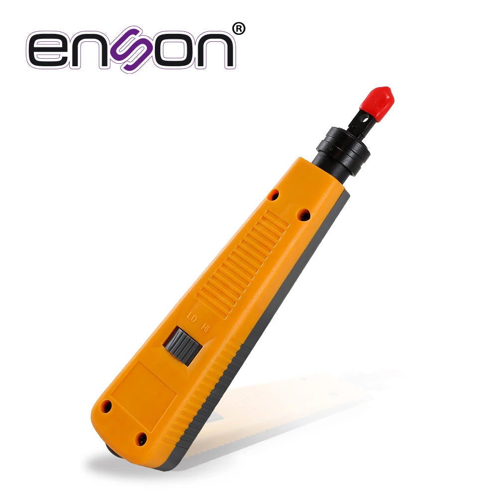HERRAMIENTA DE IMPACTO ENSON ENS-TL057 DISEÑADO PARA CABLE UTP Y FTP CON CUCHILLA DOBLE 110 Y 66 Y AJUSTE DE FUERZA DE IMPACTO-Herramientas-ENSON-Bsai Seguridad & Controles