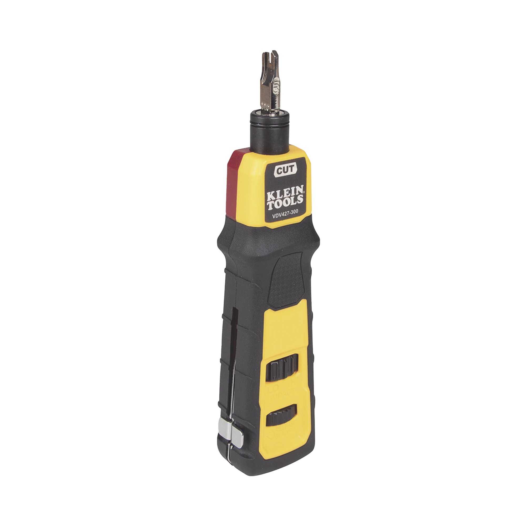 HERRAMIENTA PONCHADORA DE IMPACTO CON CUCHILLA PARA PANELES Y BLOQUES DE 66/110. TERMINA Y CORTA CABLES CAT3, CAT5E Y CAT6/6A EN 1 PASO-Herramientas-KLEIN TOOLS-Bsai Seguridad & Controles