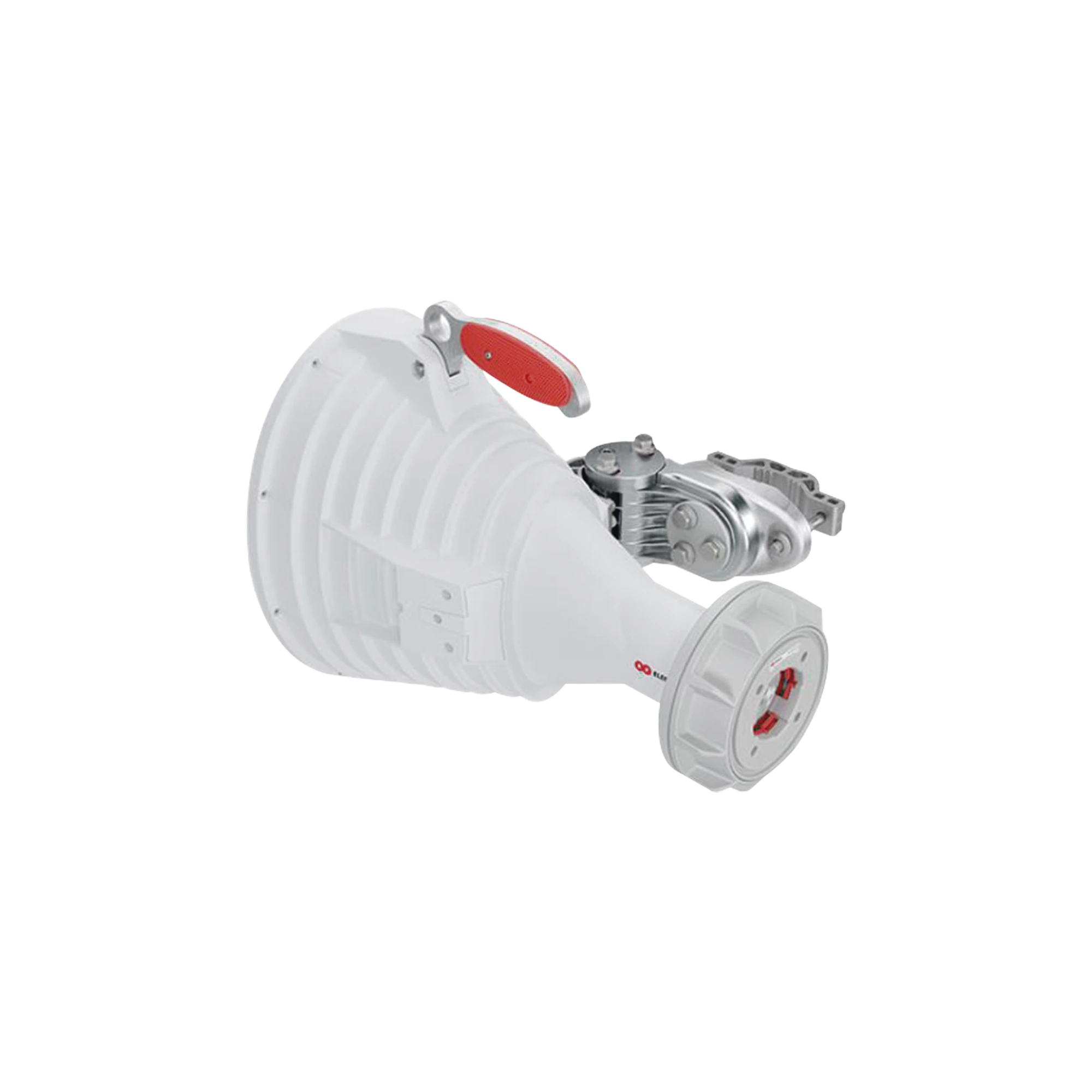 ANTENA ASIMÉTRICA DE 30° (30°H 20°V) 20.5 DBI TIPO CUERNO 5180-6000 MHZ ALTAMENTE EFICIENTE, SIN CABLES, SIN PERDIDAS, SIN LÓBULOS LISTAS PARA TWISTPORT