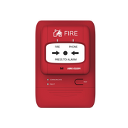 (HIKFIRE) BOTÓN MANUAL DE ALARMA CONTRA INCENDIOS / COMUNICACIÓN LORA / INDICADOR MULTICOLOR / RESETEO CON LLAVE / INSTALACIÓN EN PARED-Dispositivos Convencionales-HIKVISION-J-SAP-HK1104-Bsai Seguridad & Controles