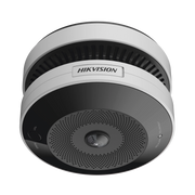 (HIKFIRE) MINI FISHEYE IP 4 MEGAPIXEL CON DETECTOR DE HUMO / AUTÓNOMO / ENTRADA Y SALIDA DE ALARMA / 15 MTS IR / POE / WDR 120 DB / ALARMA DE 85 DB / MICROSD 128GB-Cámaras IP y NVRs-HIKVISION-HF-VS409-Bsai Seguridad & Controles