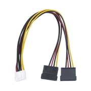 CABLE DOBLE DE CORRIENTE SATA / COMPATIBLE CON DVRS EPCOM / HIKVISION-Almacenamiento-HIKVISION-Bsai Seguridad & Controles