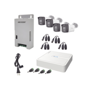 KIT HILOOK AUDIO BIDIRECCIONAL TURBOHD 1080P / DVR 4 CANALES / 4 CÁMARAS BALA (EXTERIOR) CON BOCINA Y MICRÓFONO INTEGRADO / 1 FUENTE DE PODER / ACCESORIOS-Kits- Sistemas Completos-HILOOK BY HIKVISION-Bsai Seguridad & Controles