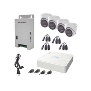 KIT HILOOK AUDIO BIDIRECCIONAL TURBOHD 1080P / DVR 4 CANALES / 4 CÁMARAS EYEBALL (EXTERIOR) CON BOCINA Y MICROFÓNO INTEGRADO / 1 FUENTE DE PODER / ACCESORIOS-Kits- Sistemas Completos-HILOOK BY HIKVISION-Bsai Seguridad & Controles