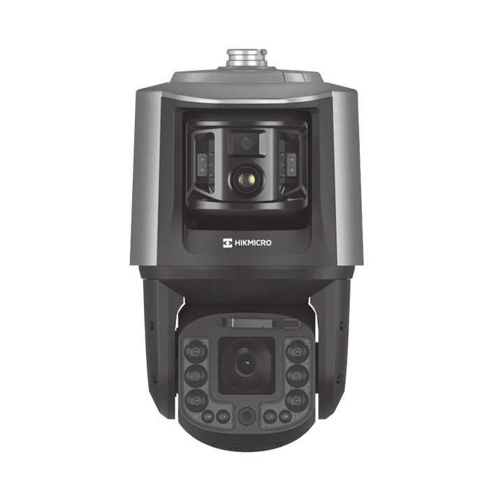 [TANDEMVU] DOMO PTZ IP 4 MEGAPIXEL CON 40X ZOOM CON CÁMARA OPTICA FIJA DE 4 MEGAPIXEL LENTE 12.4 MM Y CÁMARA TÉRMICA 384 X 288 CON LENTE 25 MM-Cámaras IP y NVRs-HIKMICRO-HM-TX3840-25/G0/T1-Bsai Seguridad & Controles