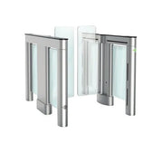 TORNIQUETE ÓPTICO BIDIRECCIONAL SERIE SUPERVISOR 5000 / EL MÁS ESTÉTICO Y DELGADO DEL MERCADO / HOJAS DE CRISTAL DE 35".-Torniquetes y Puertas de Cortesía-ALVARADO-Bsai Seguridad & Controles