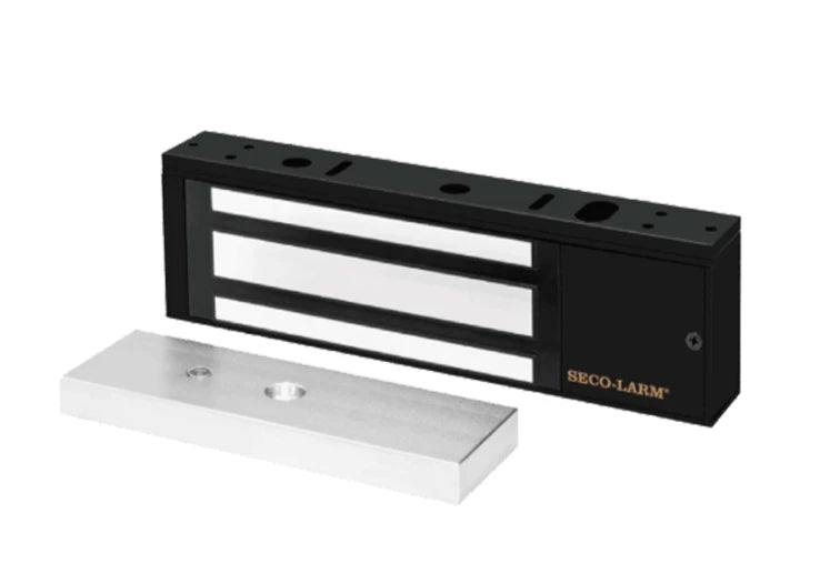 E941SB1K2PQ - CERRADURA ELECTROMAGNÉTICA DE 1200 LB / SENSOR DE ADHERENCIA / VOLTAJE DUAL 12/24 VDC / HOMOLOGADA UL-Magnética-SECO-LARM-Bsai Seguridad & Controles