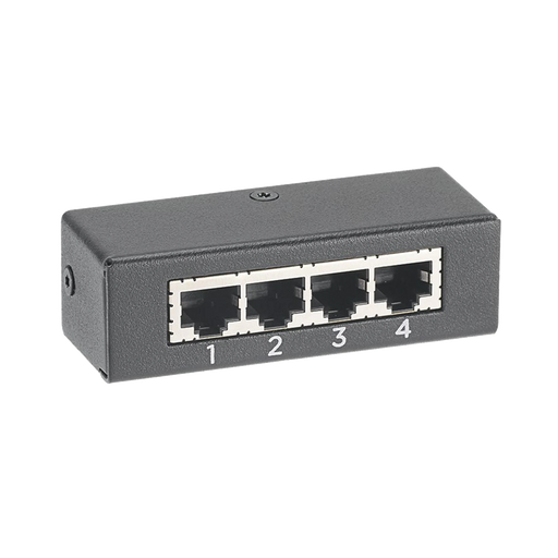 HUB DE 4 PUERTOS, PARA SENSORES SMARTZONE G5 DE PANDUIT, COLOR NEGRO-Racks y Gabinetes-PANDUIT-EF001-Bsai Seguridad & Controles