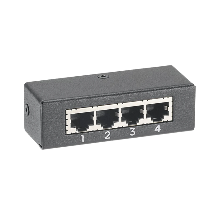 HUB DE 4 PUERTOS, PARA SENSORES SMARTZONE G5 DE PANDUIT, COLOR NEGRO-Racks y Gabinetes-PANDUIT-EF001-Bsai Seguridad & Controles