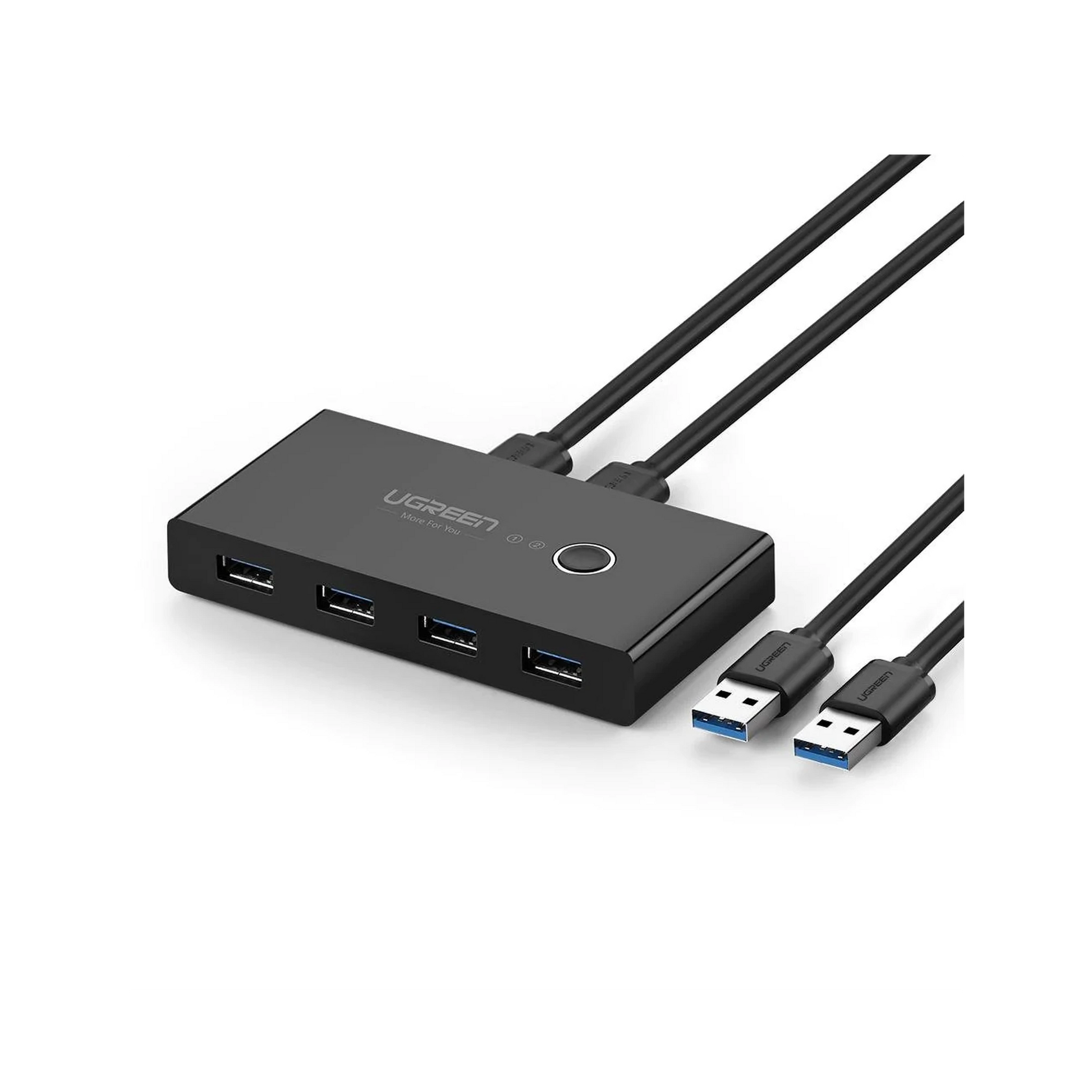 HUB PARA COMPARTIR 4 USB3.0 EN 2 PCS MEDIANTE UN BOTÓN-Megafonia y Audioevacuacion-UGREEN-Bsai Seguridad & Controles