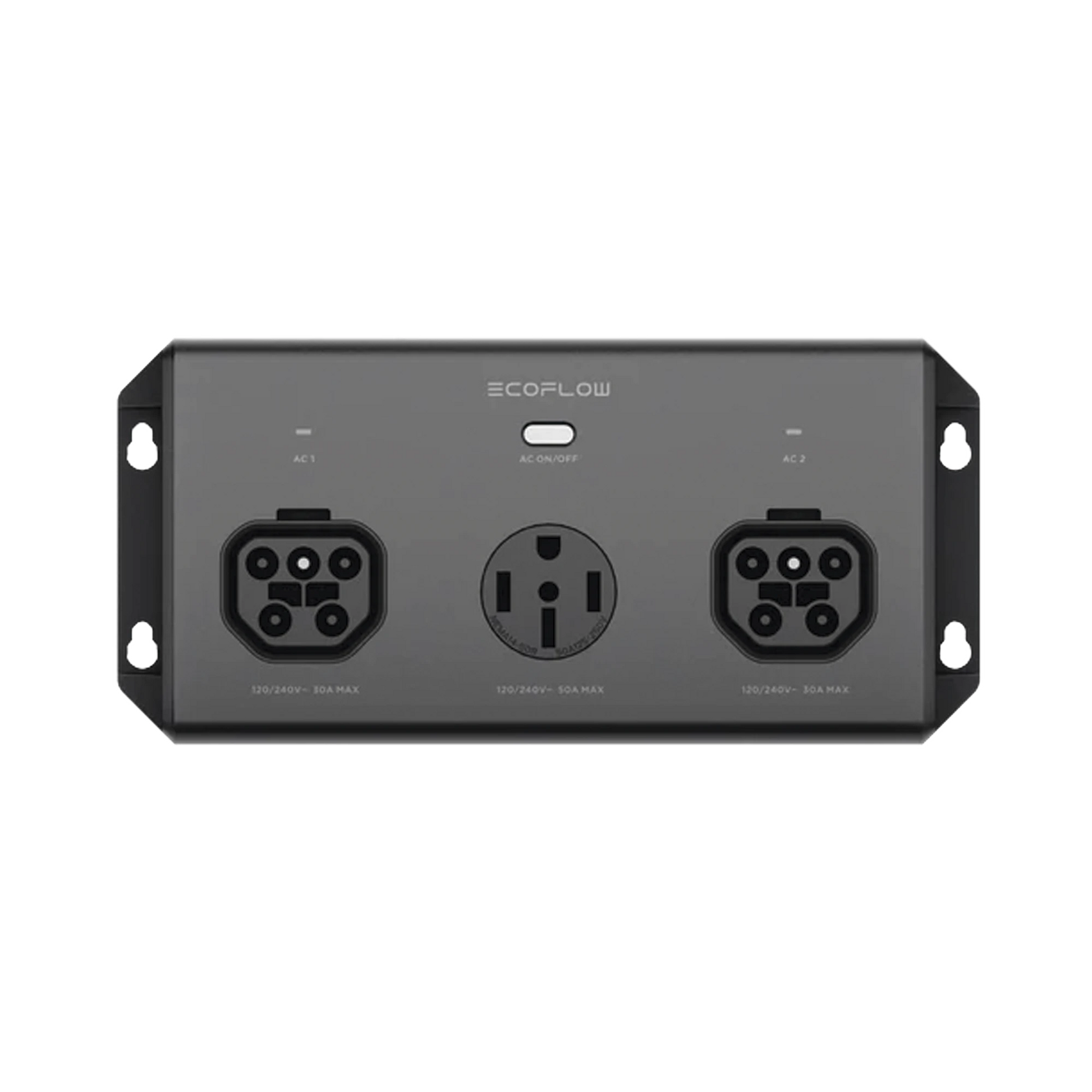 HUB PARA CONECTAR 2 EFYJ751PCSUS EN PARALELO 120/240 VCA 50A MÁXIMO-Baterías y Cargadores-ECOFLOW-Bsai Seguridad & Controles