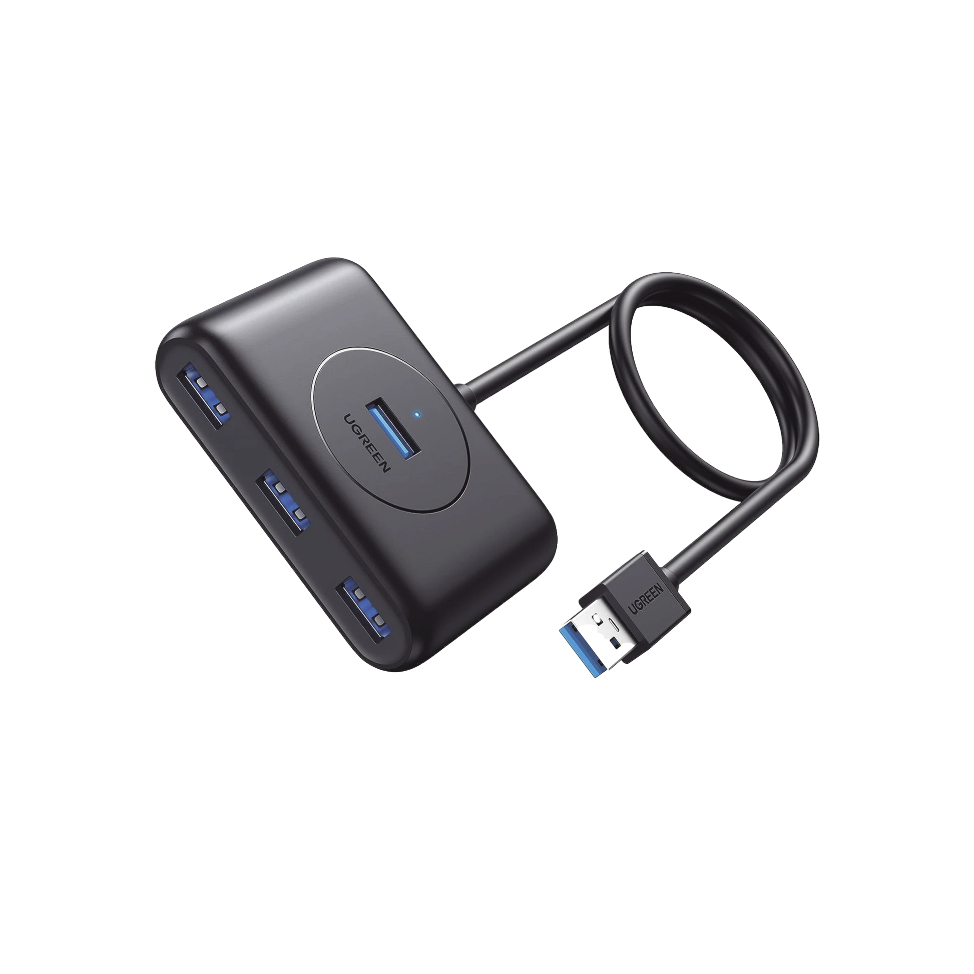 HUB USB-A 3.0 4 EN 1 | 4 PUERTOS USB-A 3.0 (5GBPS) | ENTRADA USB-C (PD 5V2A) | CABLE DE 1 METRO | INDICADOR LED | IDEAL PARA TRANSFERENCIA DE DATOS | ENTRADA USB-C PARA ALIMENTAR EQUIPOS DE MAYOR CONSUMO | COLOR NEGRO.-Accesorios Generales-UGREEN-Bsai Seguridad & Controles