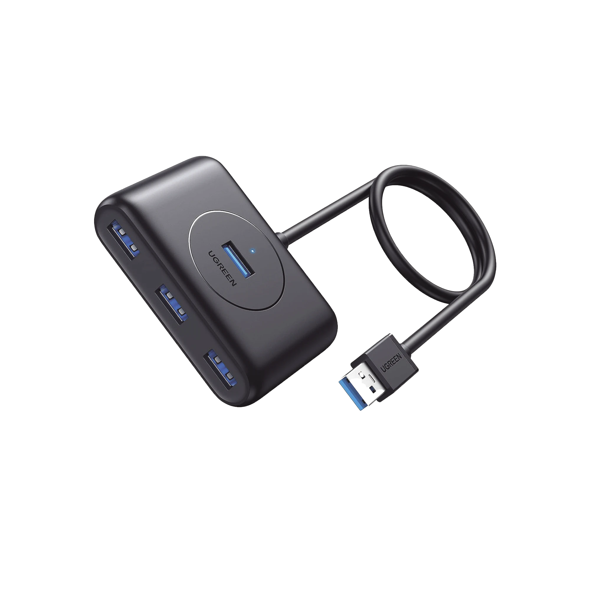 HUB USB-A 3.0 4 EN 1 | 4 PUERTOS USB-A 3.0 (5GBPS) | ENTRADA USB-C (PD 5V2A) | CABLE DE 1 METRO | INDICADOR LED | IDEAL PARA TRANSFERENCIA DE DATOS | ENTRADA USB-C PARA ALIMENTAR EQUIPOS DE MAYOR CONSUMO | COLOR NEGRO.-Accesorios Generales-UGREEN-Bsai Seguridad & Controles
