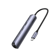 HUB USB-C ULTRADELGADO 5 EN 1 2XUSB3.0+HDMI+RJ45+PD-Megafonia y Audioevacuacion-UGREEN-Bsai Seguridad & Controles