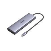 HUB USB-C (DOCKING STATION) 9 EN 1 | 3 USB-A 3.0 | USB-C PD CARGA 100W | HDMI 4K@30HZ | RJ45 (GIGABIT ETHERNET) | VGA | LECTOR TARJETAS SD + MICRO SD (TF) USO SIMULTÁNEO | CHIP DE ÚLTIMA GENERACIÓN | CAJA DE ALUMINIO.-PC y Smartphones-UGREEN-Bsai Seguridad & Controles