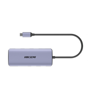 HUB (ADAPTADOR) USB - C / 8 EN 1 / 1 SALIDA HDMI (4K) / 1 SALIDA USB 2.0 / 3 SALIDAS USB 3.0 / 1 SALIDA SD (MEMORIA SD) / 1 SALIDA TF (MICRO SD) / 1 ENTRADA USB - C (CARGA RAPIDA / 100 WATTS)-Accesorios Generales-HIKSEMI BY HIKVISION-Bsai Seguridad & Controles
