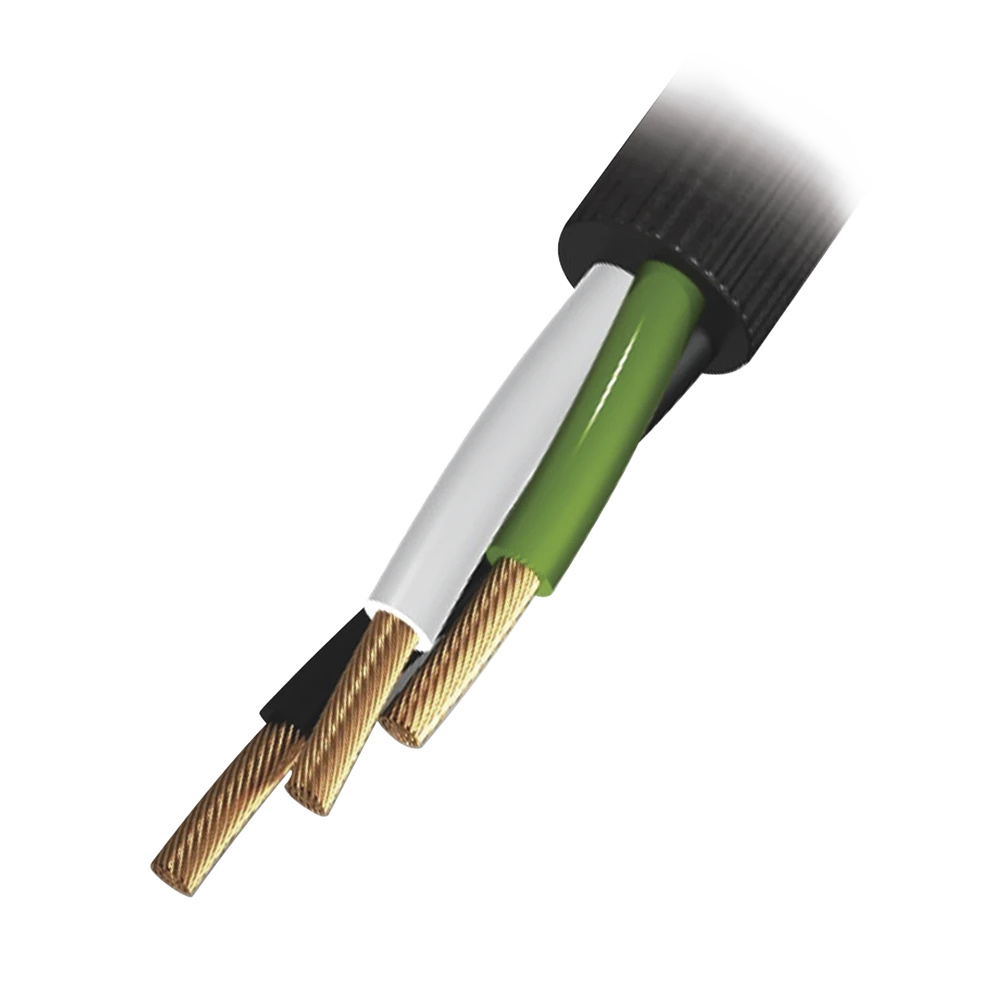 Bobina de 100 Metros / Cable Eléctrico de Uso Rudo / 3 Hilos Calibre 10 AWG / Hasta 600 V.-Cableado-INDIANA-Bsai Seguridad & Controles