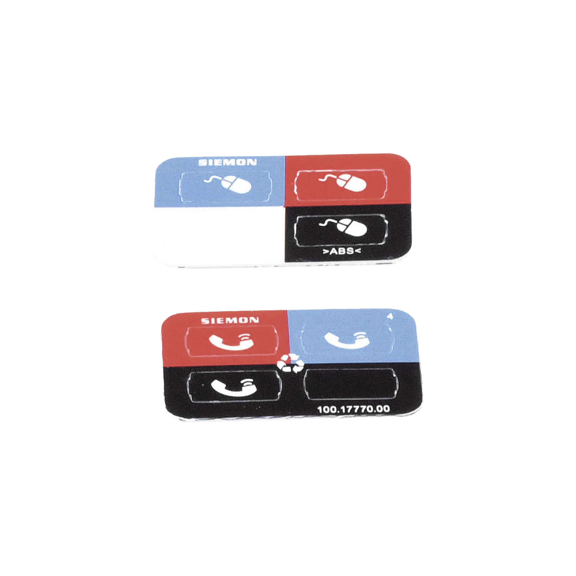 ICONO ULTRAMAX PARA IDENTIFICACIÓN DE JACKS, COLOR NEGRO, BOLSA CON 100 PIEZAS-Cableado de Cobre-SIEMON-Bsai Seguridad & Controles