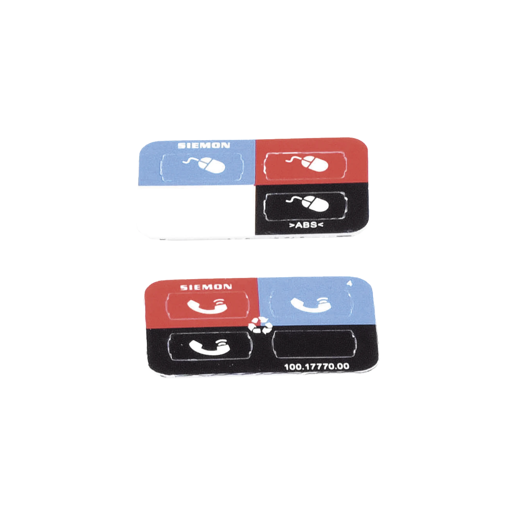 ICONO ULTRAMAX PARA IDENTIFICACIÓN DE JACKS, COLOR NEGRO, BOLSA CON 100 PIEZAS-Cableado de Cobre-SIEMON-Bsai Seguridad & Controles