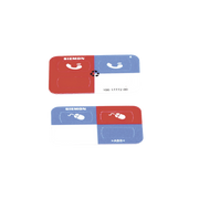 ICONO ULTRAMAX PARA IDENTIFICACIÓN DE JACKS, COLOR ROJO, BOLSA CON 100 PIEZAS-Cableado de Cobre-SIEMON-Bsai Seguridad & Controles