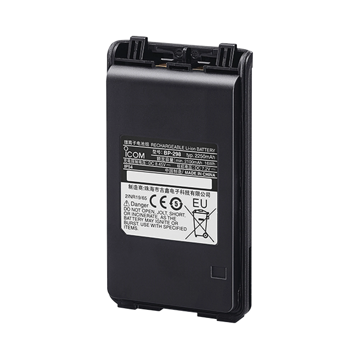 BATERÍA LI-ION 2250 MAH P/ ICF3003/4003/ ICV86-Accesorios para ICOM-ICOM-BP-298-Bsai Seguridad & Controles