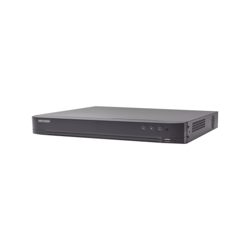 DVR 8 CANALES TURBOHD + 8 CANALES IP / 8 MEGAPIXEL (4K) / AUDIO POR COAXITRON / ACUSENSE / RECONOCIMIENTO FACIAL / 1 BAHÍA DE DISCO DURO / SALIDA DE VIDEO EN 4K / H.265+-Cámaras y DVRs HD TurboHD / AHD / HD-TVI-HiLook by HIKVISION-IDS-7208HUHI-M1/X-Bsai Seguridad & Controles