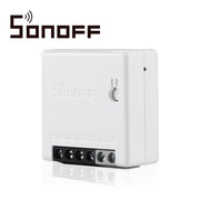 APAGADOR DE PARED INWALL ON/OFF SONOFF MINIR2 SMART INALAMBRICO WIFI PARA SOLUCION DE SMART HOME CON TEMPORIZADOR PARA IOS Y ANDROID COMPATIBLE CON ALEXA/GOOGLE HOME/IFTTT 1CH WIFI 2.4GHZ RF 433 PUEDE SER ACTIVADO POR CONTACTO SECO-Automatizacion - Casa Inteligente-SONOFF-Bsai Seguridad & Controles